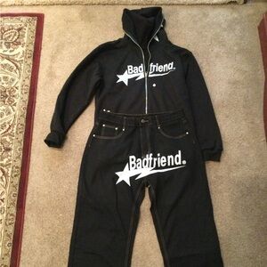 Bad Friend Jeans and Hoodie size Large